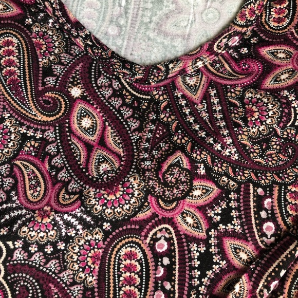 ULTRA FLIRT - XL PAISLEY COLD SHLDR CUTOUT COLLAR - Picture 3 of 6